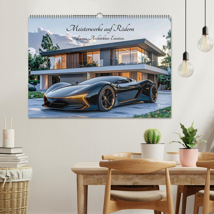 Meisterwerke auf Rädern Luxus. Architektur. Emotion. (CALVENDO Wandkalender 2026)