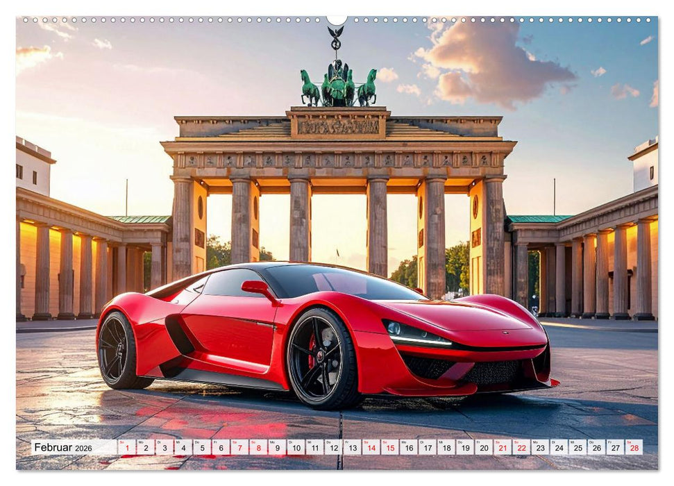 Meisterwerke auf Rädern Luxus. Architektur. Emotion. (CALVENDO Wandkalender 2026)