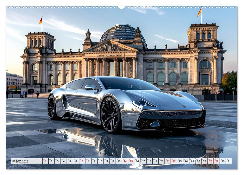 Meisterwerke auf Rädern Luxus. Architektur. Emotion. (CALVENDO Wandkalender 2026)