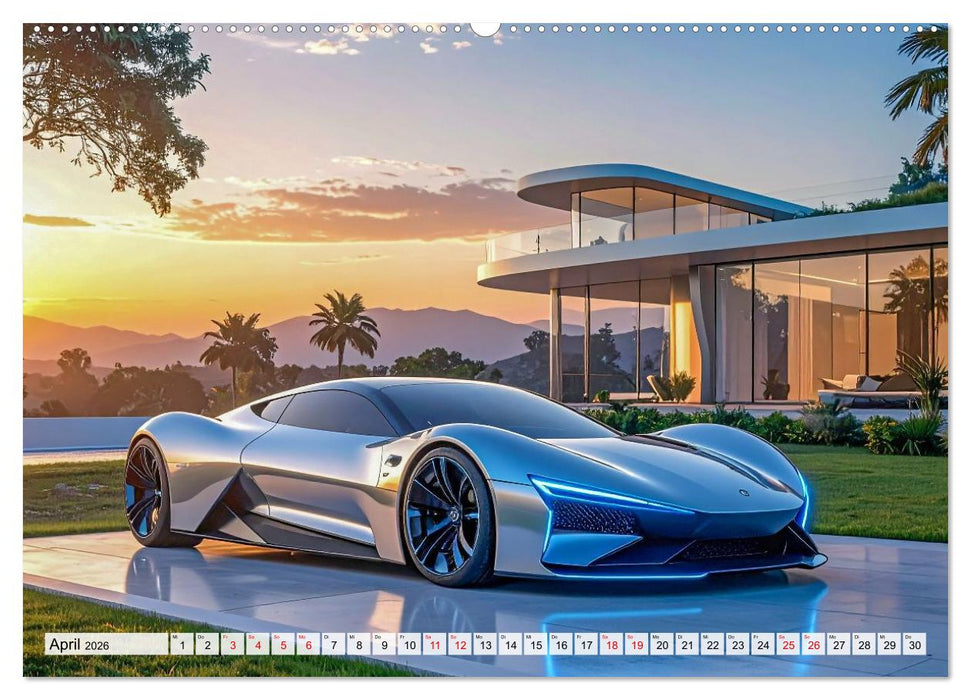 Meisterwerke auf Rädern Luxus. Architektur. Emotion. (CALVENDO Wandkalender 2026)
