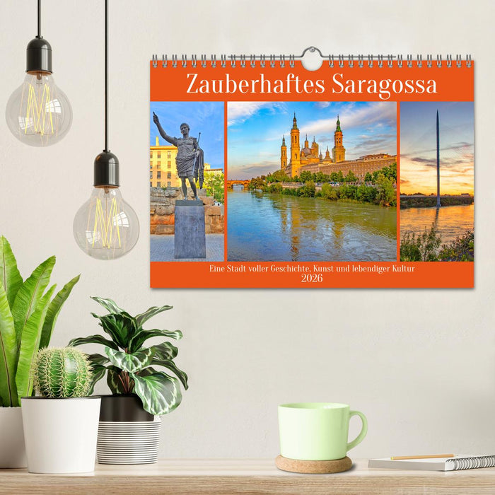 Zauberhaftes Saragossa (CALVENDO Wandkalender 2026)