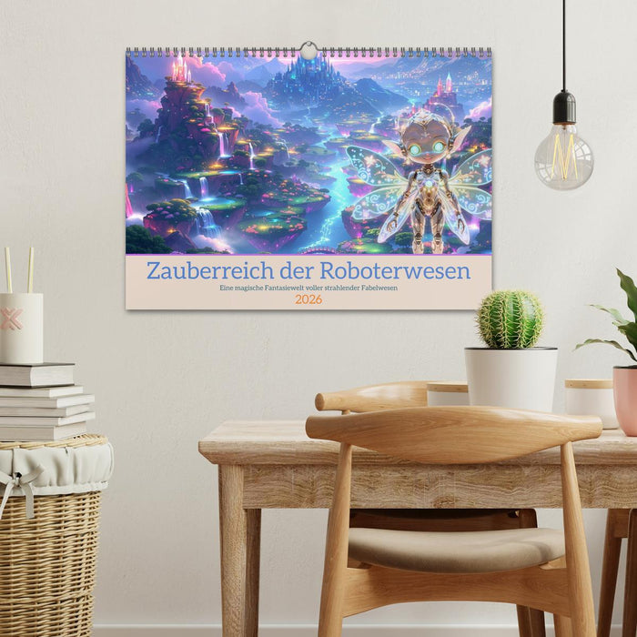 Zauberreich der Roboterwesen (CALVENDO Wandkalender 2026)