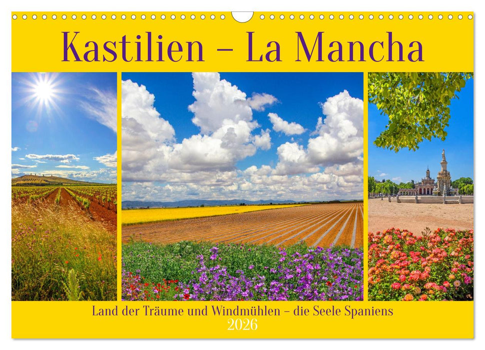 Kastilien - La Mancha (CALVENDO Wandkalender 2026)