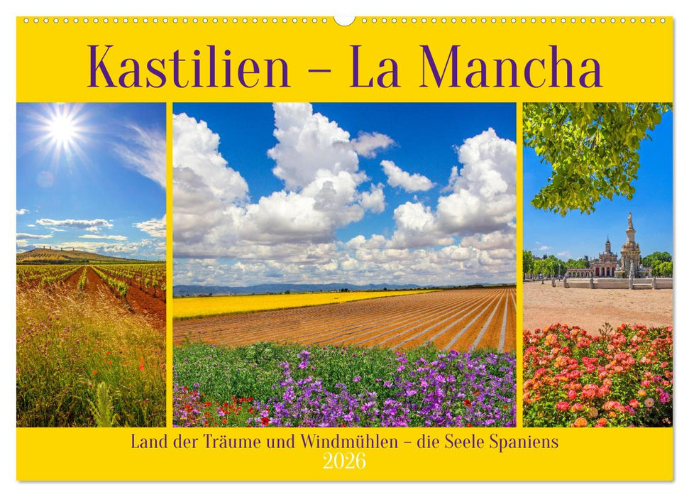 Kastilien - La Mancha (CALVENDO Wandkalender 2026)
