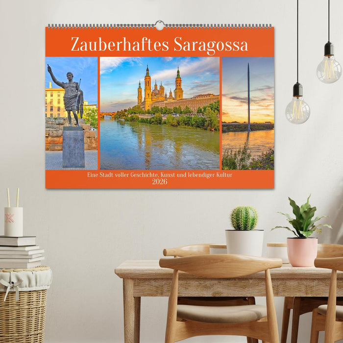 Zauberhaftes Saragossa (CALVENDO Wandkalender 2026)