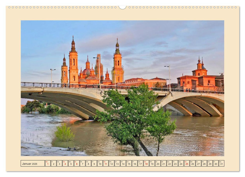 Zauberhaftes Saragossa (CALVENDO Wandkalender 2026)