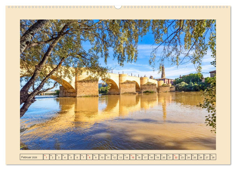Zauberhaftes Saragossa (CALVENDO Wandkalender 2026)