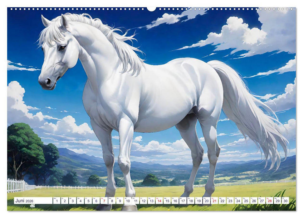 Lipizzaner. Kunstvolle Porträts schöner Pferde (CALVENDO Wandkalender 2026)