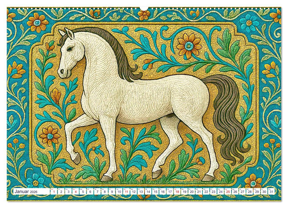 Lipizzaner. Kunstvolle Porträts schöner Pferde (CALVENDO Premium Wandkalender 2026)