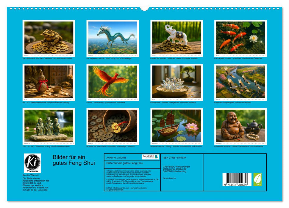 Bilder für ein gutes Feng Shui (CALVENDO Premium Wandkalender 2026)