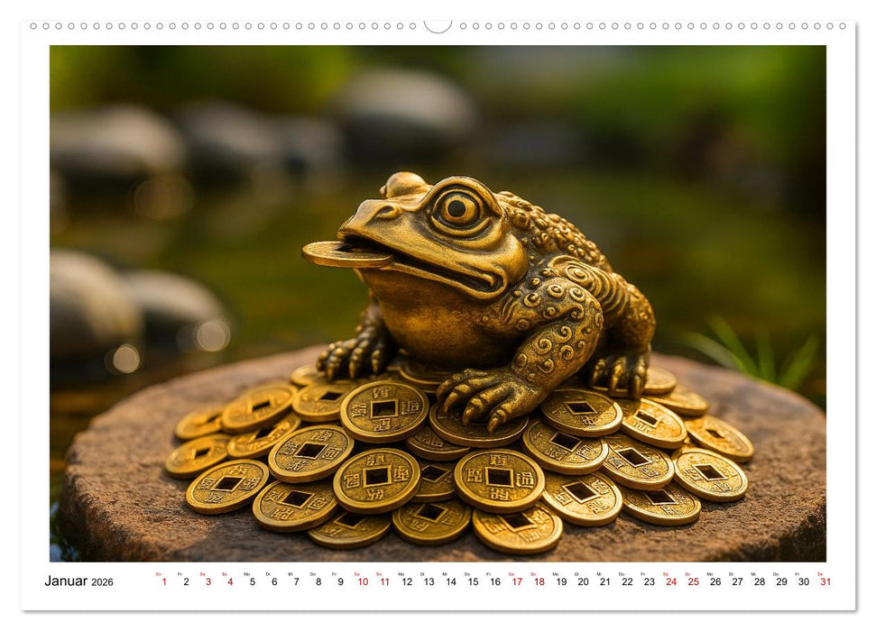 Bilder für ein gutes Feng Shui (CALVENDO Premium Wandkalender 2026)