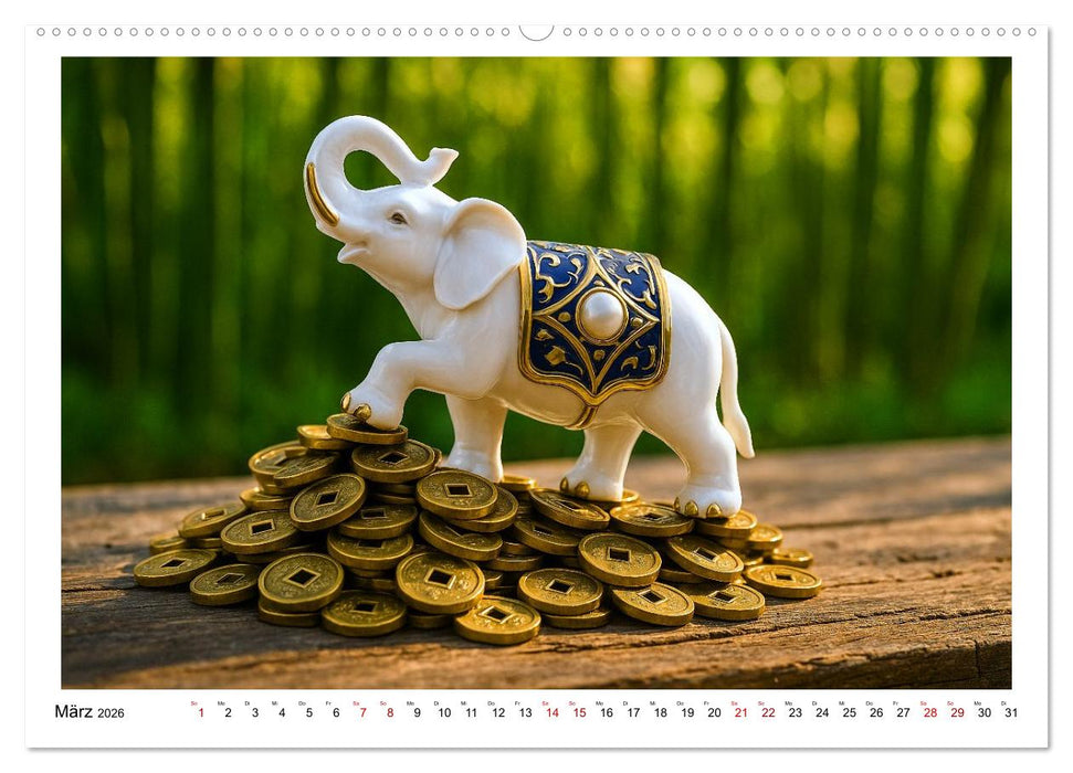 Bilder für ein gutes Feng Shui (CALVENDO Premium Wandkalender 2026)