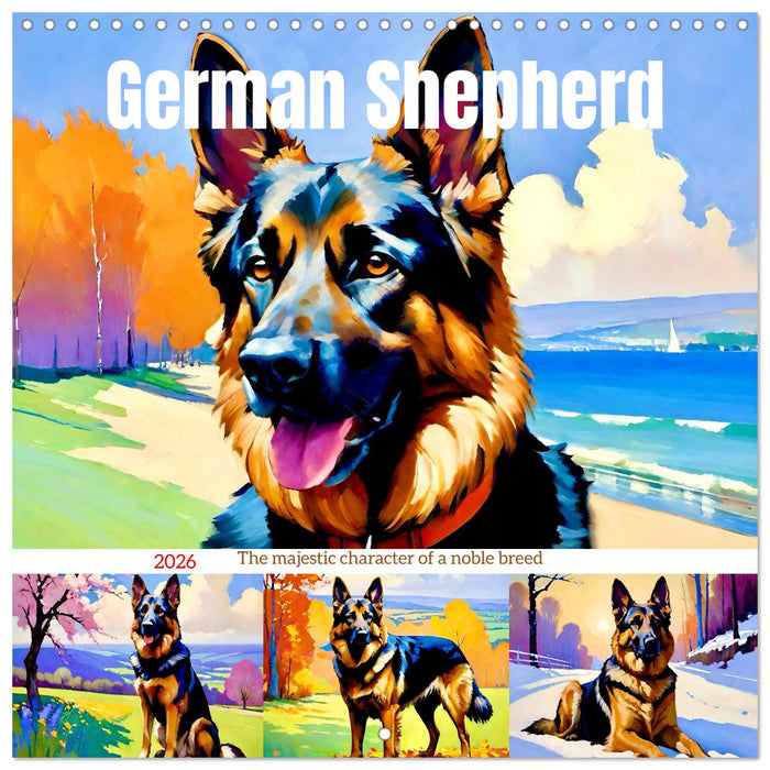 German Shepherd. The majestic character of a noble breed (CALVENDO Monthly Calendar 2026)