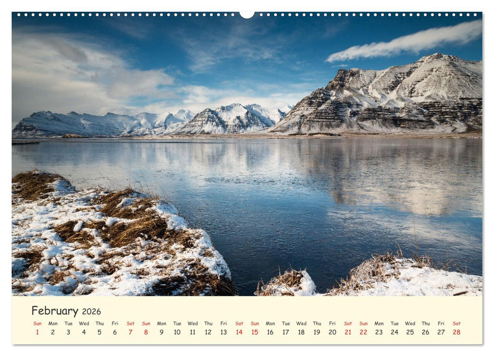 Amazing Nature of Iceland (CALVENDO Monthly Calendar 2026)