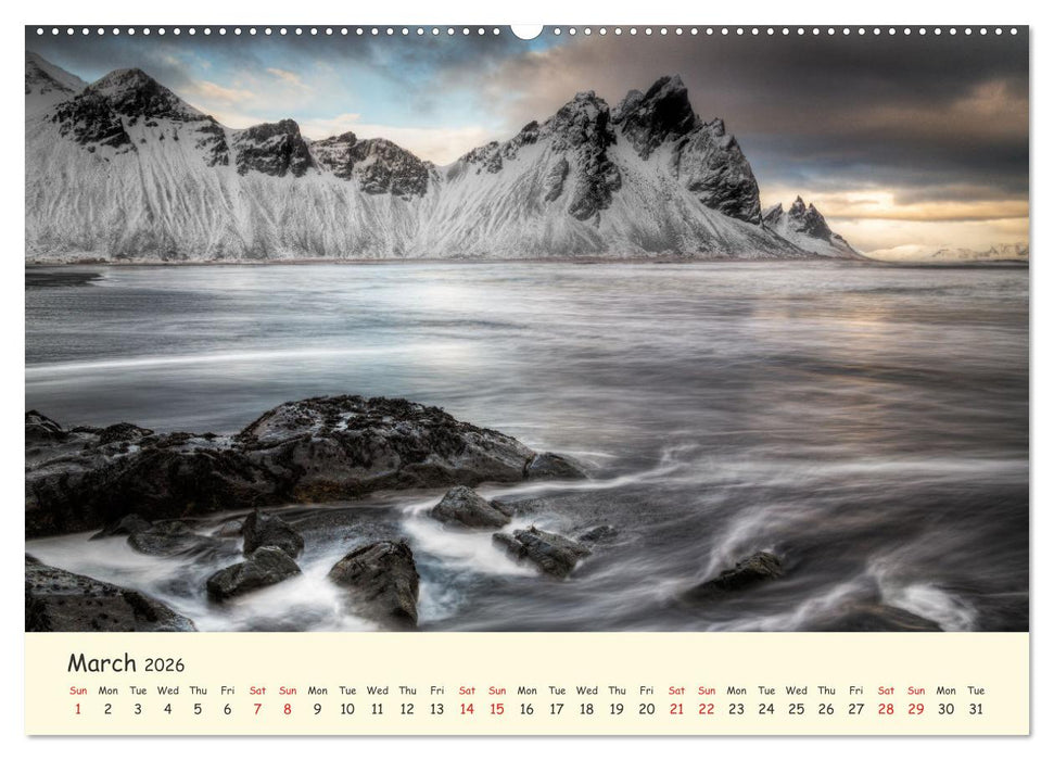 Amazing Nature of Iceland (CALVENDO Monthly Calendar 2026)