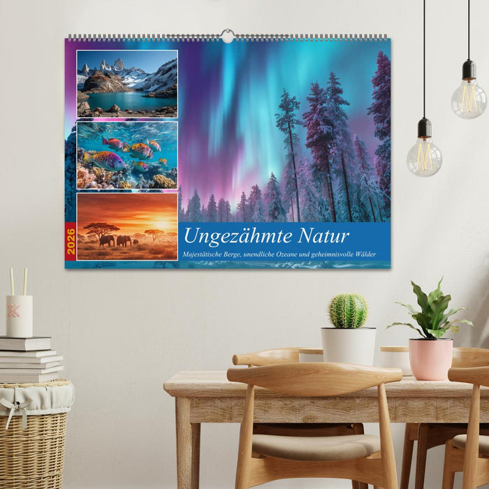 Ungezähmte Natur (CALVENDO Wandkalender 2026)
