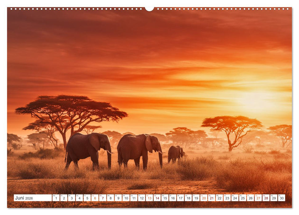 Ungezähmte Natur (CALVENDO Wandkalender 2026)