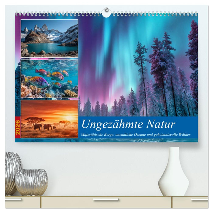 Ungezähmte Natur (CALVENDO Premium Wandkalender 2026)