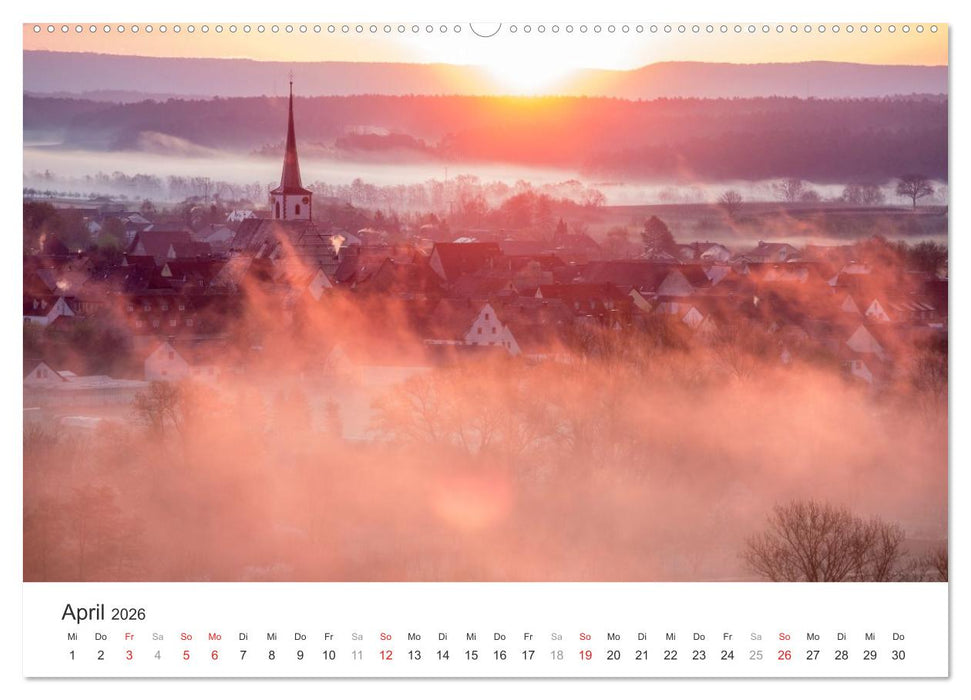Malerisches Mainfranken (CALVENDO Premium Wandkalender 2026)