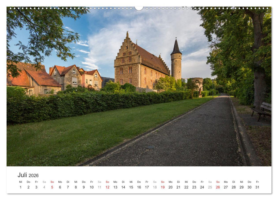 Malerisches Mainfranken (CALVENDO Premium Wandkalender 2026)