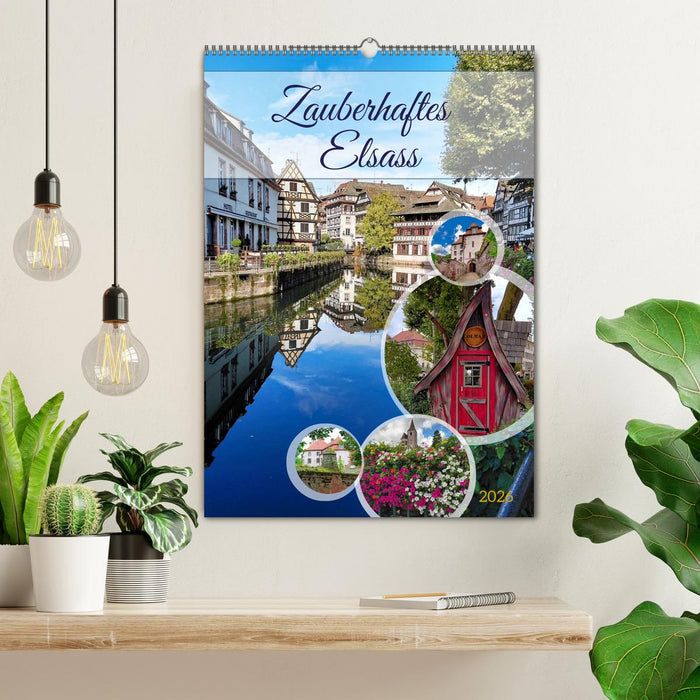 Zauberhaftes Elsass (CALVENDO Wandkalender 2026)
