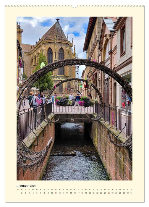 Zauberhaftes Elsass (CALVENDO Premium Wandkalender 2026)