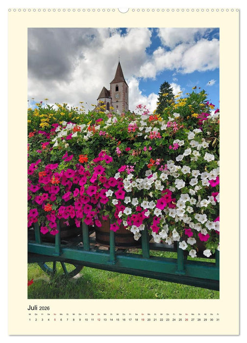 Zauberhaftes Elsass (CALVENDO Premium Wandkalender 2026)
