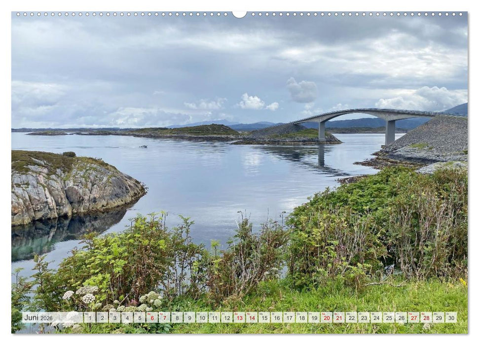 Wandern in Norwegen - Einklang von Gebirge und Meer (CALVENDO Premium Wandkalender 2026)