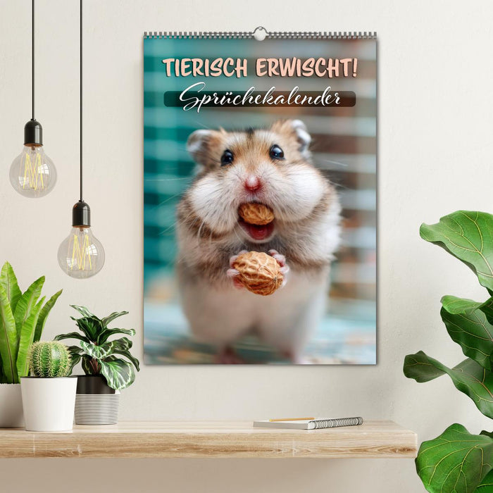 Tierisch erwischt (CALVENDO Wandkalender 2026)