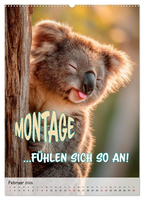 Tierisch erwischt (CALVENDO Wandkalender 2026)