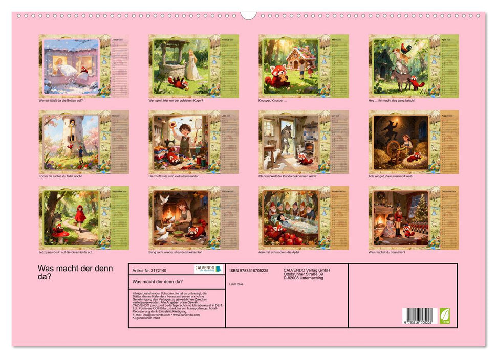 Was macht der denn da? (CALVENDO Wandkalender 2026)