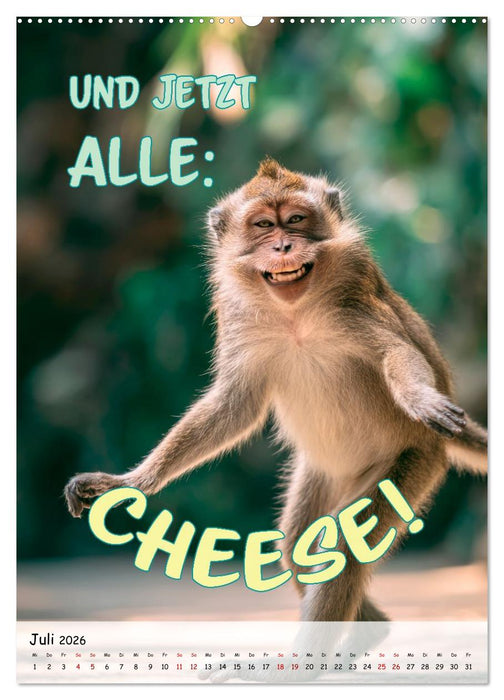 Tierisch erwischt (CALVENDO Premium Wandkalender 2026)