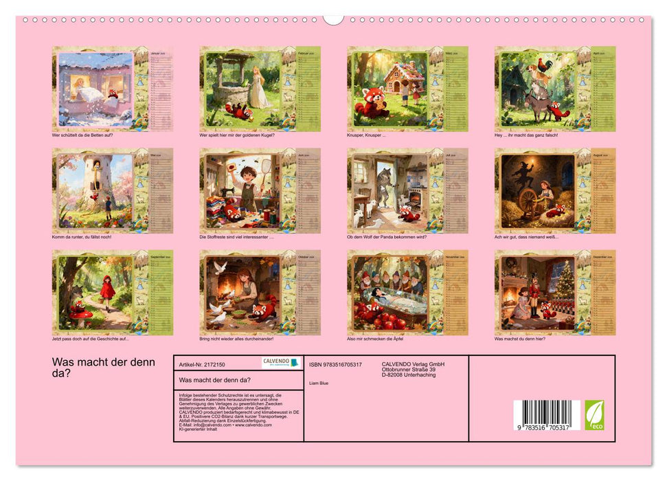 Was macht der denn da? (CALVENDO Premium Wandkalender 2026)