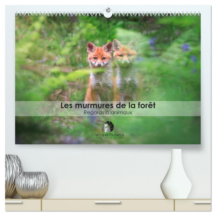 Les murmures de la forêt - Regards d'animaux (CALVENDO Calendrier supérieur 2026)