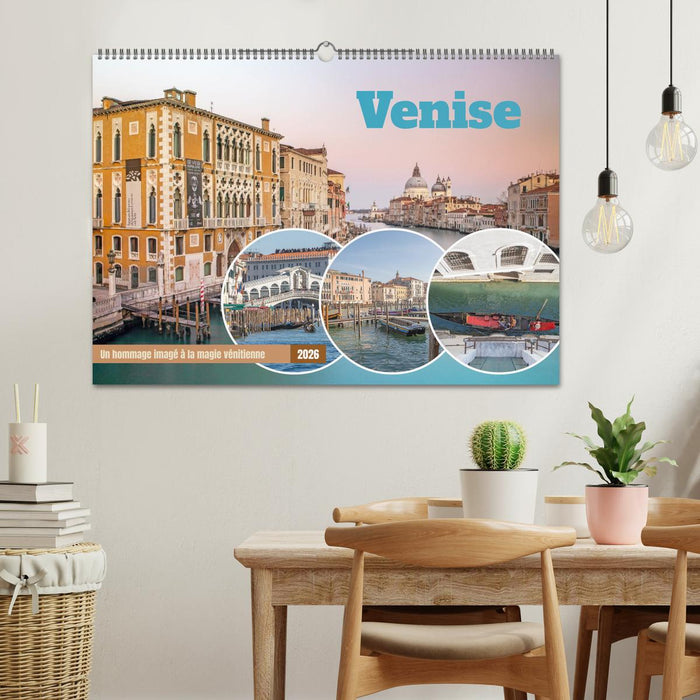 Venise - Un hommage imagé à la magie vénitienne (CALVENDO Calendrier mensuel 2026)