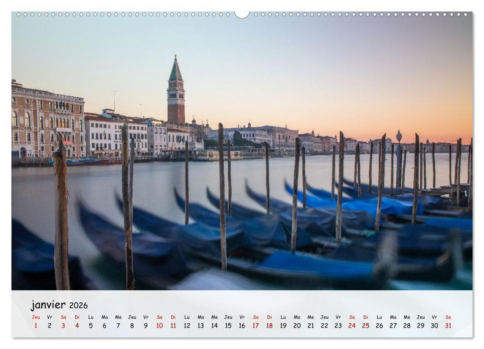 Venise - Un hommage imagé à la magie vénitienne (CALVENDO Calendrier mensuel 2026)