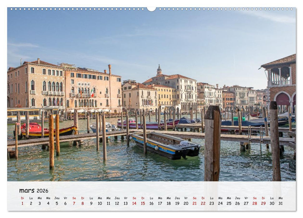 Venise - Un hommage imagé à la magie vénitienne (CALVENDO Calendrier supérieur 2026)
