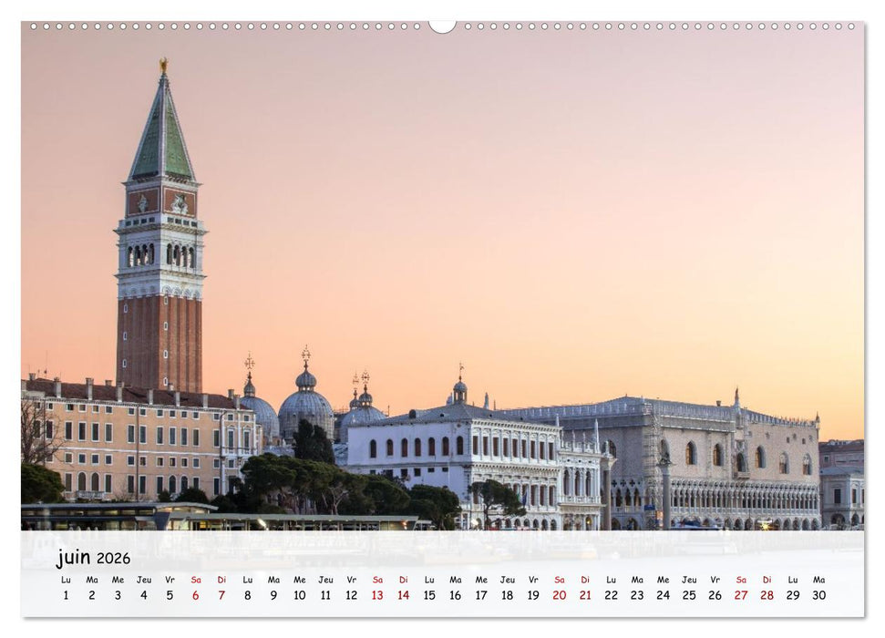 Venise - Un hommage imagé à la magie vénitienne (CALVENDO Calendrier supérieur 2026)