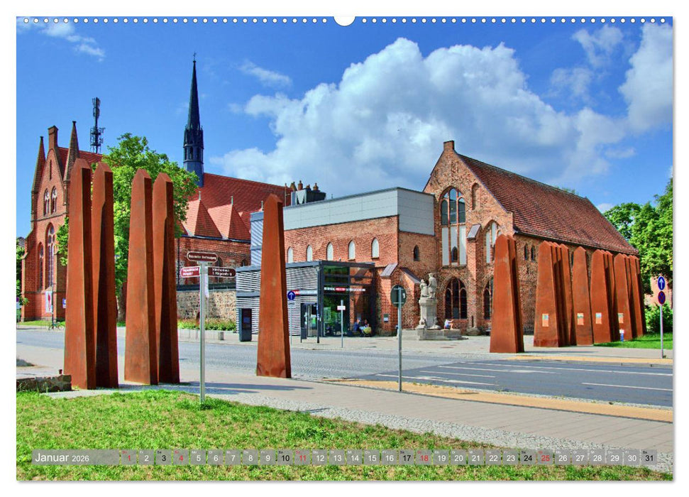 Neubrandenburg - Stadt der 4 Türme (CALVENDO Premium Wandkalender 2026)