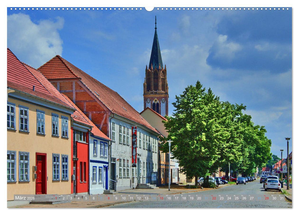 Neubrandenburg - Stadt der 4 Türme (CALVENDO Wandkalender 2026)