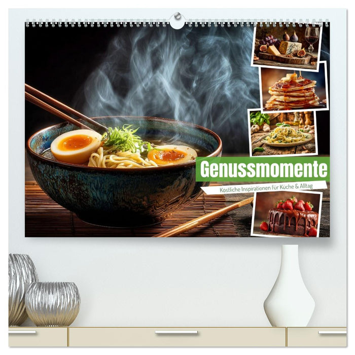 Genussmomente (CALVENDO Premium Wandkalender 2026)