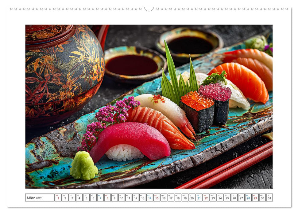 Genussmomente (CALVENDO Premium Wandkalender 2026)