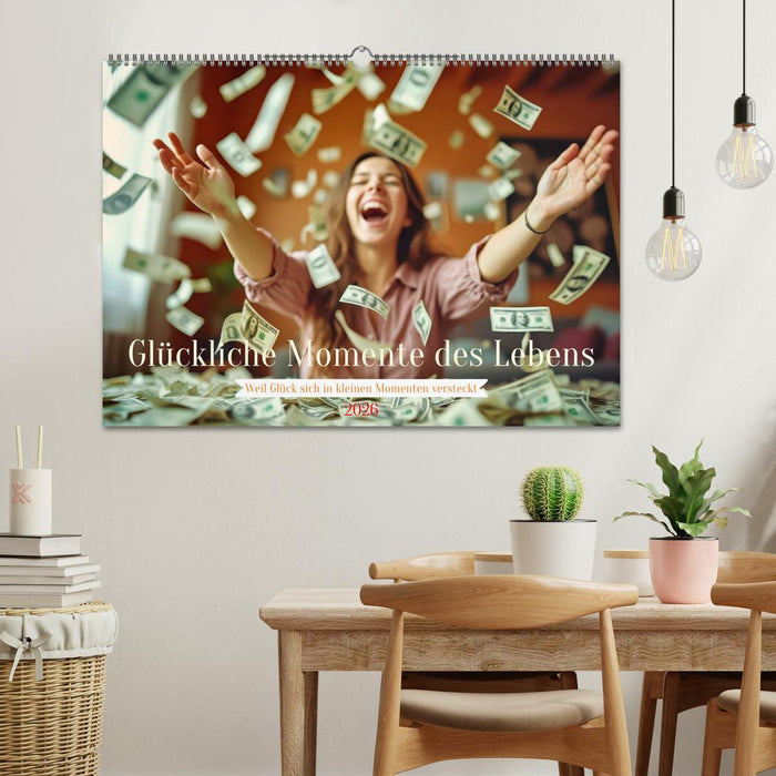 Glückliche Momente des Lebens (CALVENDO Wandkalender 2026)