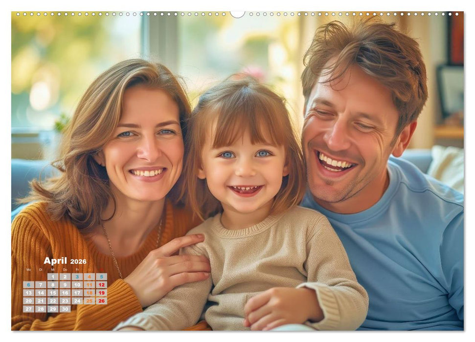 Glückliche Momente des Lebens (CALVENDO Premium Wandkalender 2026)
