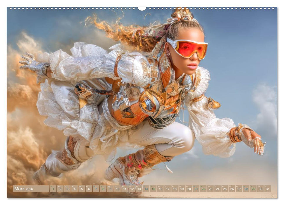 Festival der Kreativität und Lebenslust - In der Wüste (CALVENDO Wandkalender 2026)