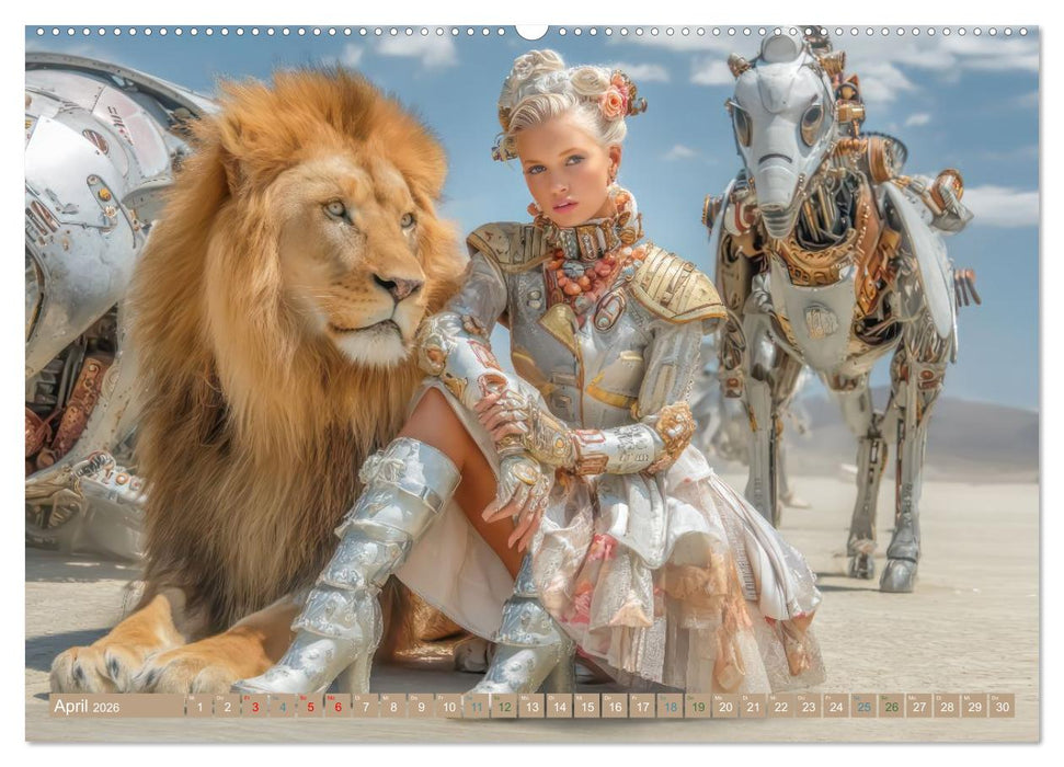 Festival der Kreativität und Lebenslust - In der Wüste (CALVENDO Wandkalender 2026)