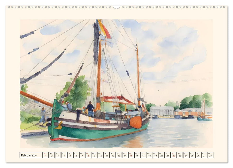 Unterwegs im Emsland (CALVENDO Wandkalender 2026)