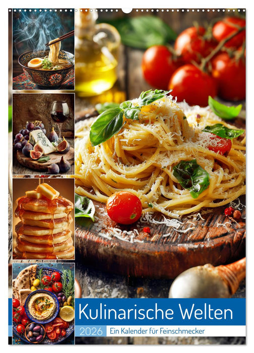 Kulinarische Welten (CALVENDO Wandkalender 2026)