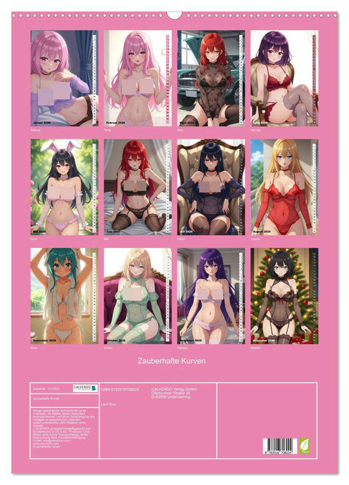 Zauberhafte Kurven (CALVENDO Wandkalender 2026)