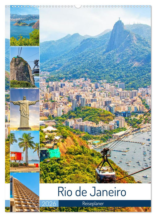 Rio de Janeiro - Reiseplaner (CALVENDO Wandkalender 2026)